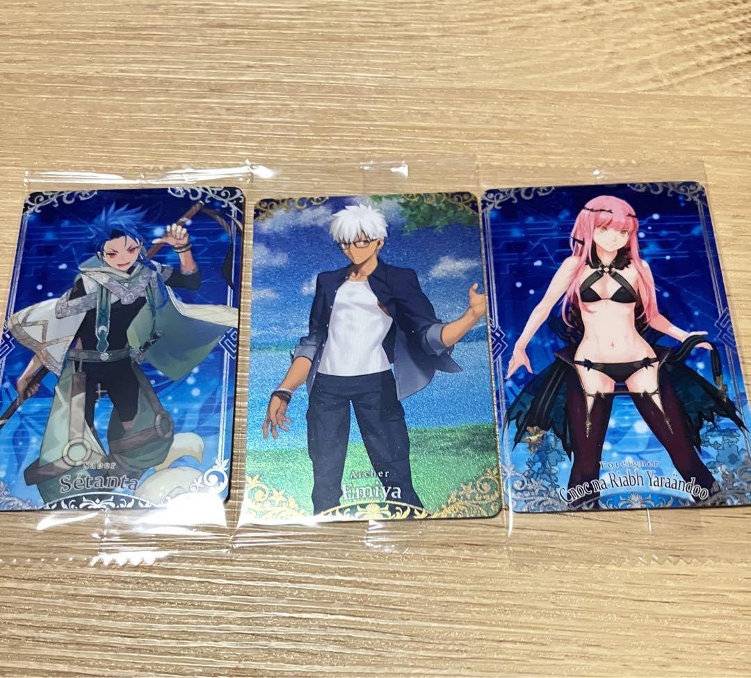 Amazon.co.jp: FGO ウエハース13弾 セタンタ エミヤ ノクナ3枚セット 