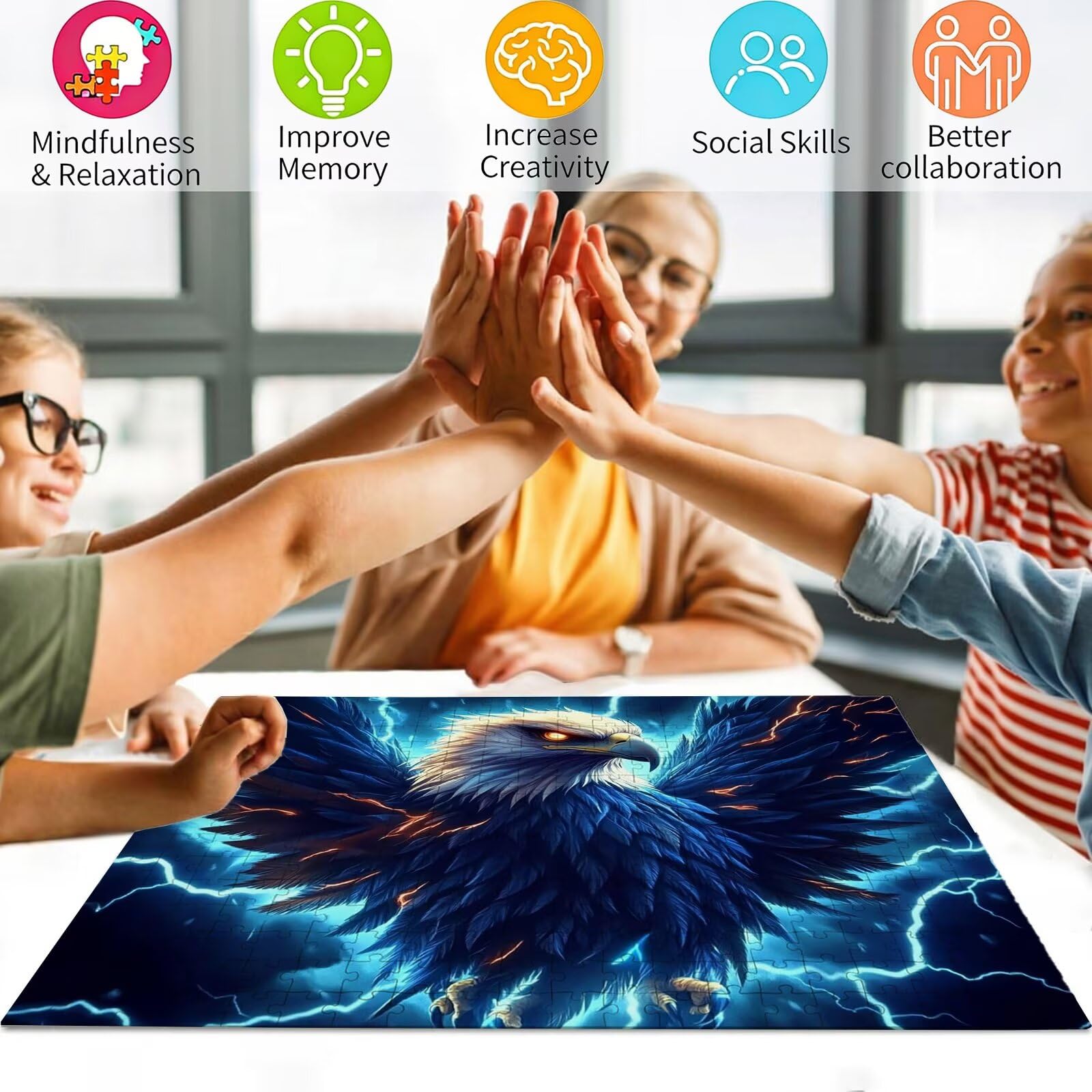 Rzeźba, puzzle, 1500 elementów, trudne puzzle, drewniane puzzle dla całej rodziny, zestaw "zrób to sam", dla dorosłych, nadają się jako dekoracja ścienna i prezenty dla kobiet, temat: Sen 8p-570