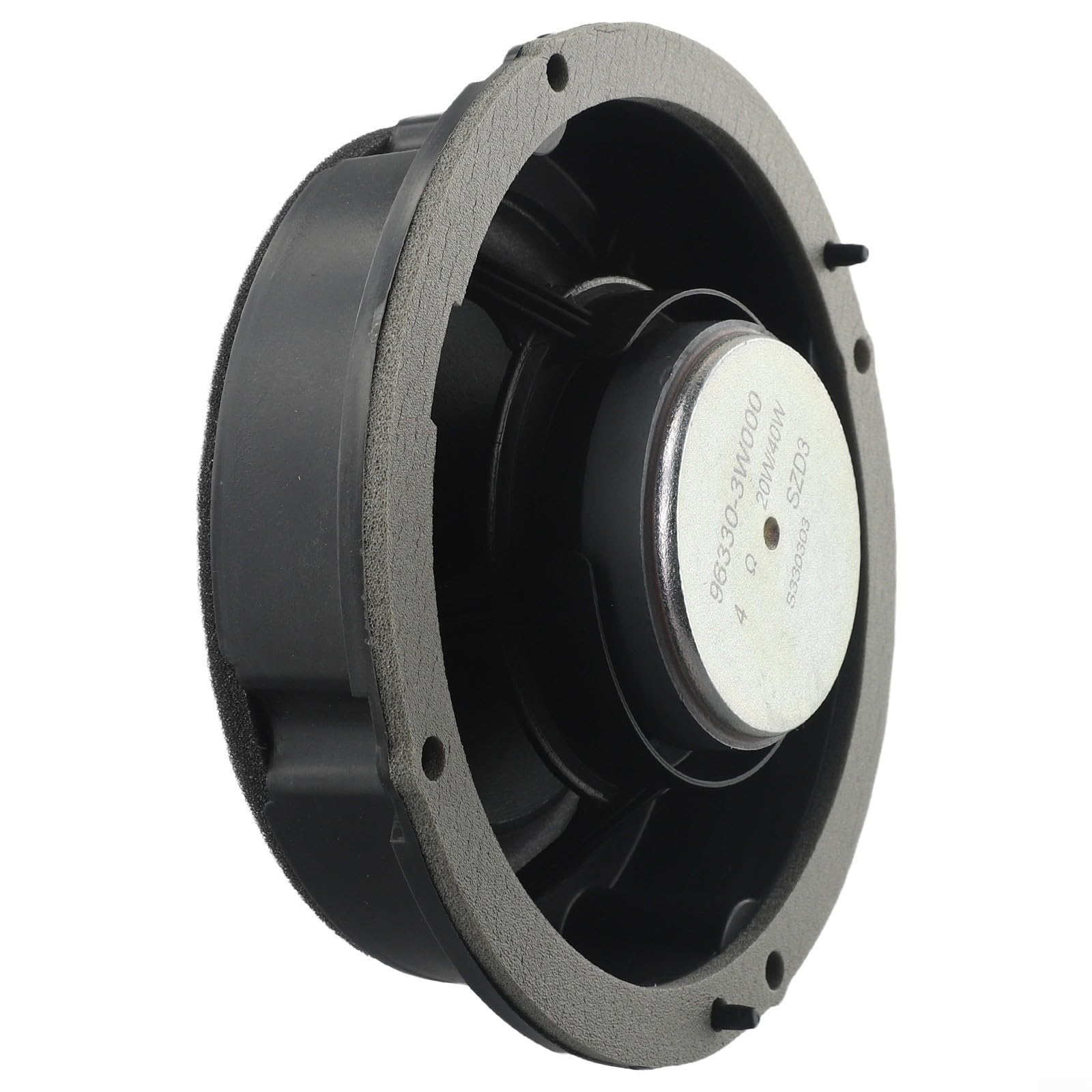Conjunto de altavoz de puerta para Sportage 2010-2013, 96330-3W000 compatible y unidad de altavoz de juego, reemplazo de altavoz de puerta de automóvil de plástico negro, piezas interiores