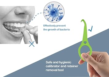 Clear aligner removal tool-invisible removable braces, invisible aligner remover-aligner remover-fixer remover (40pcs)