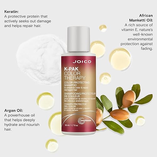 Miniatura 5 de Joico K-PAK Color Therapy Color-Protecting Shampoo  For Color-Treated Hair  Boost Shine  Improve Elasticity  Repair Breakage  Rebuild Damaged Hair