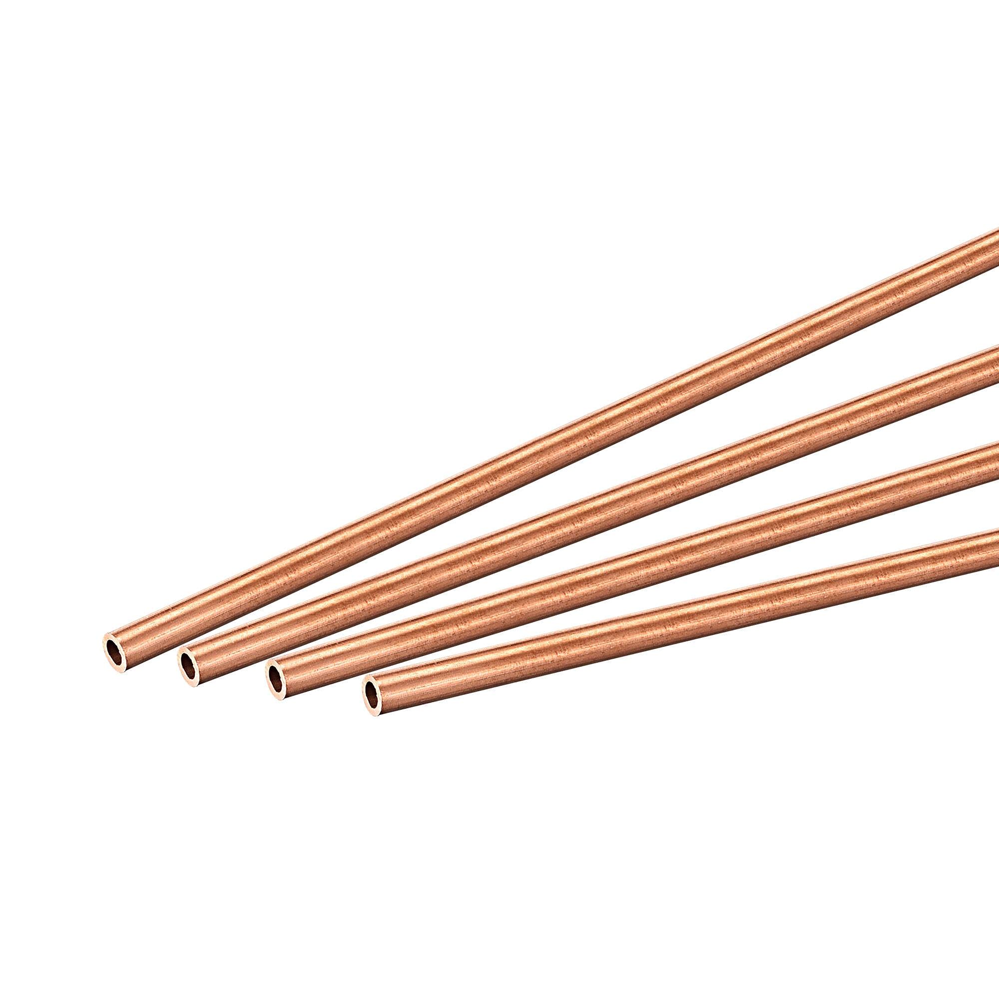 1 Stück Kupferrohr, 0,5 mm Wandstärke, 3–18 mm Außendurchmesser, 300 mm, 500 mm Länge, hohl, gerade, rund, Kupferrohr, Kupferrohr (Size : 500mm, Color : OD 5 x ID 4mm 1 Stück Kupferrohr, 0,5 mm Wandstärke, 3–18 mm Außendurchmesser, 300 mm, 500 mm Länge, hohl, gerade, rund, Kupferrohr, Kupferrohr (Size : 500mm, Color : OD 5 x ID 4mm