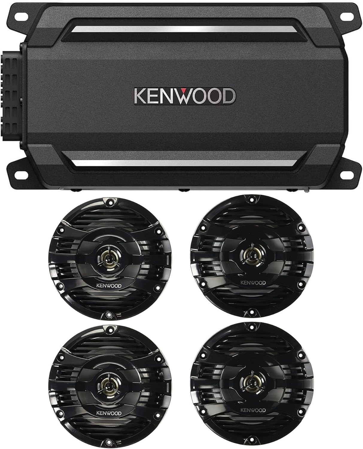 KENWOOD KACM5024BT Compact 4Channel 600 Watt Car