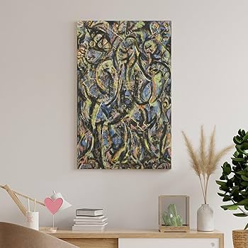 絵画 No.5 Amazon.co.jp: ジャクソンポロック偉大な画家名作《No.5》アート 絵画