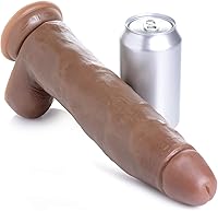 Vista 3 de Lynx Consolador de 11 pulgadas con bolas - marrón