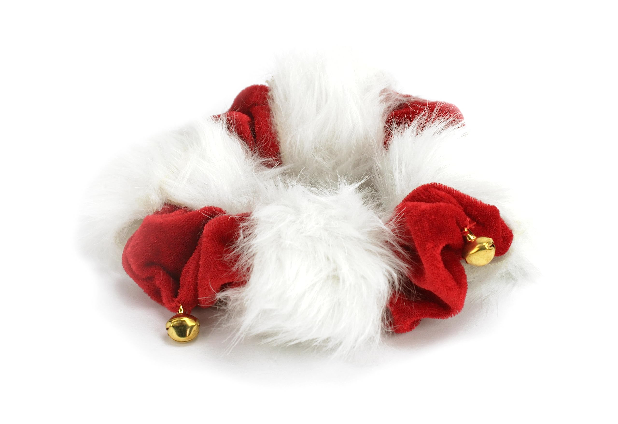 Cat Collar 15 x 5 cm Elastic Bell Fur Christmas Red