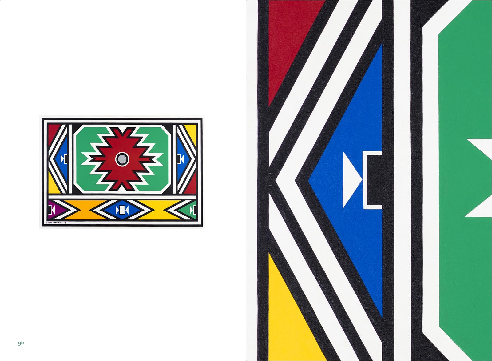 Esther Mahlangu /anglais