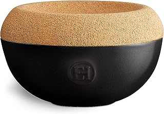 Emile Henry - Olla para sal, color negro mate