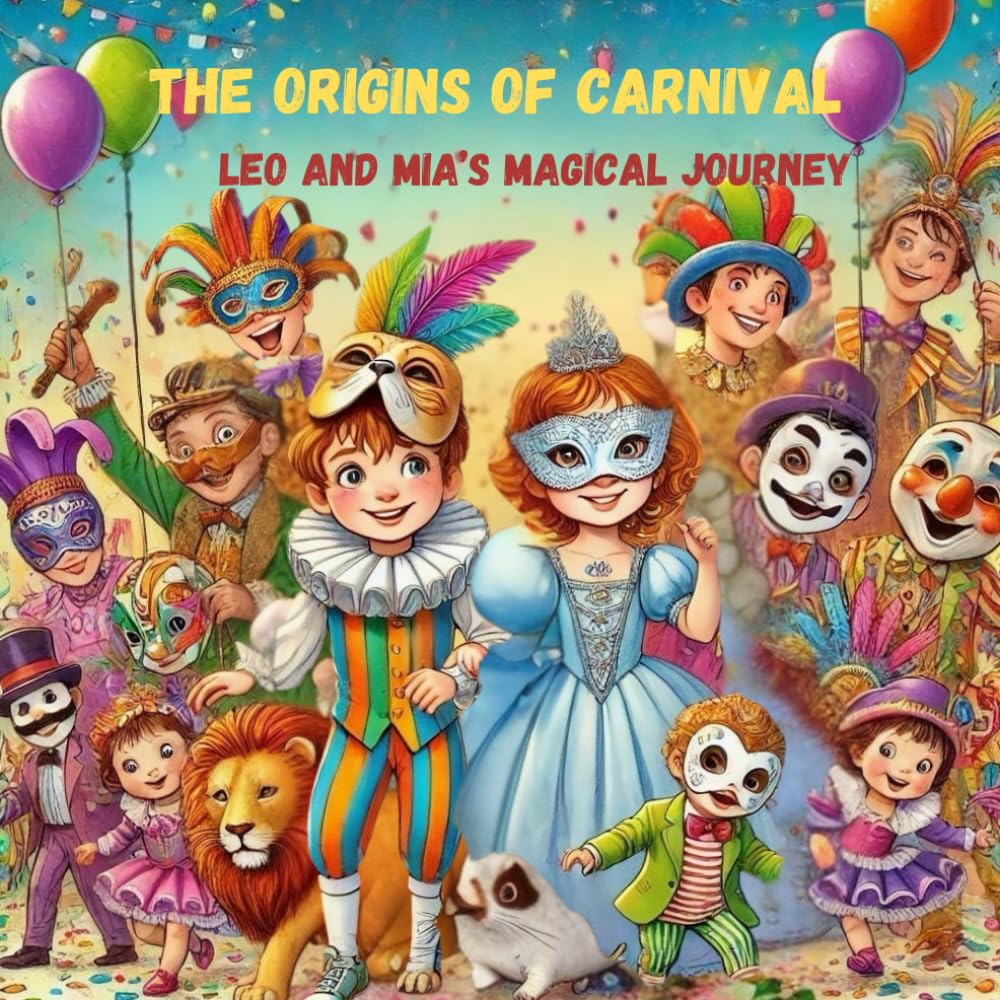 THE ORIGINS OF CARNIVAL: Leo and Mia's Magical Journey: Book for early readers - Italian carnival history and traditions for kids - Mardi gras history
