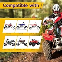 Vista 5 de HIAORS 428 17T 17mm Piñones de Motor Delantero para Motocicleta para 50cc 70cc 110cc 125cc 140cc 160cc TaoTao Roketa Coolster Sunl Lifan Chinese ATV