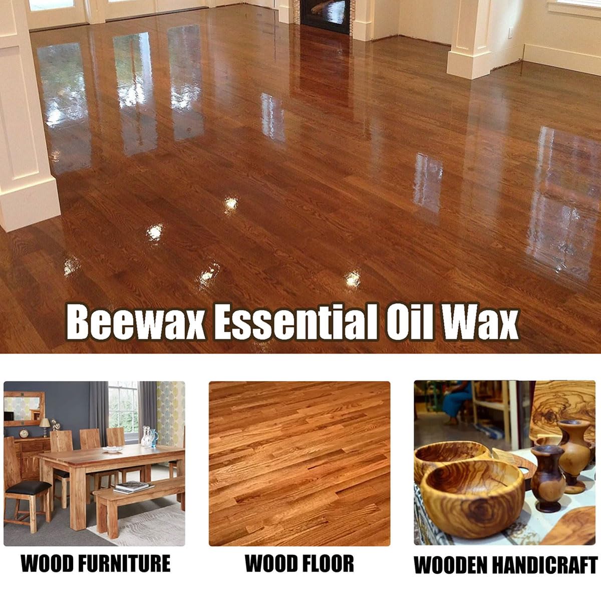 Spray de Cera de Abejas,Cera de Abejas en Spray para Muebles,120ml Beeswax Wood Polishing spraying,para el Cuidado de Muebles y Protecci贸n de Madera