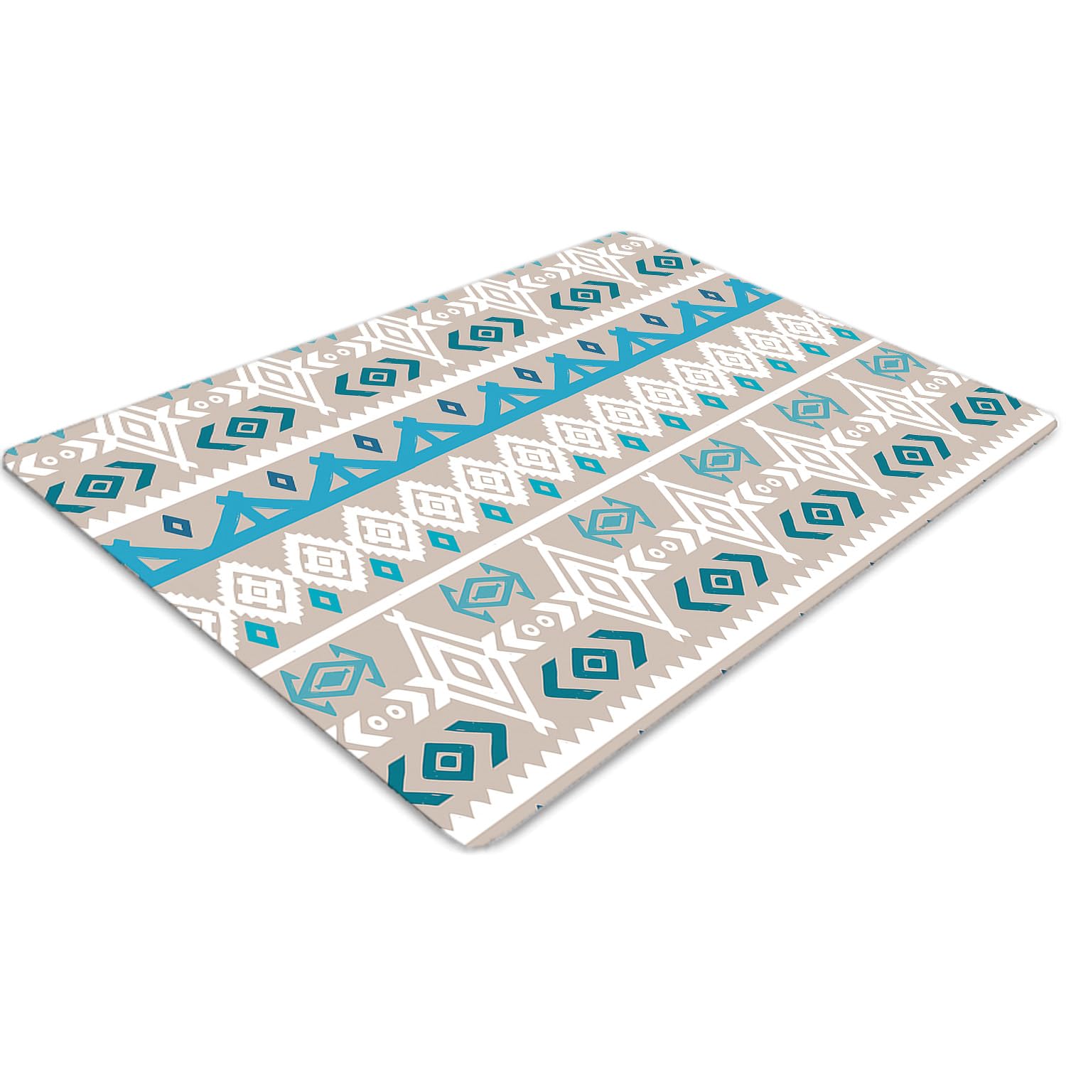 Protège-sol PVC haute résistance 120x90 cm imperméable et antidérapant