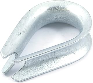 Forney 61035 Wire Rope Thimbles, Zinc Plated, 1/2-Inch