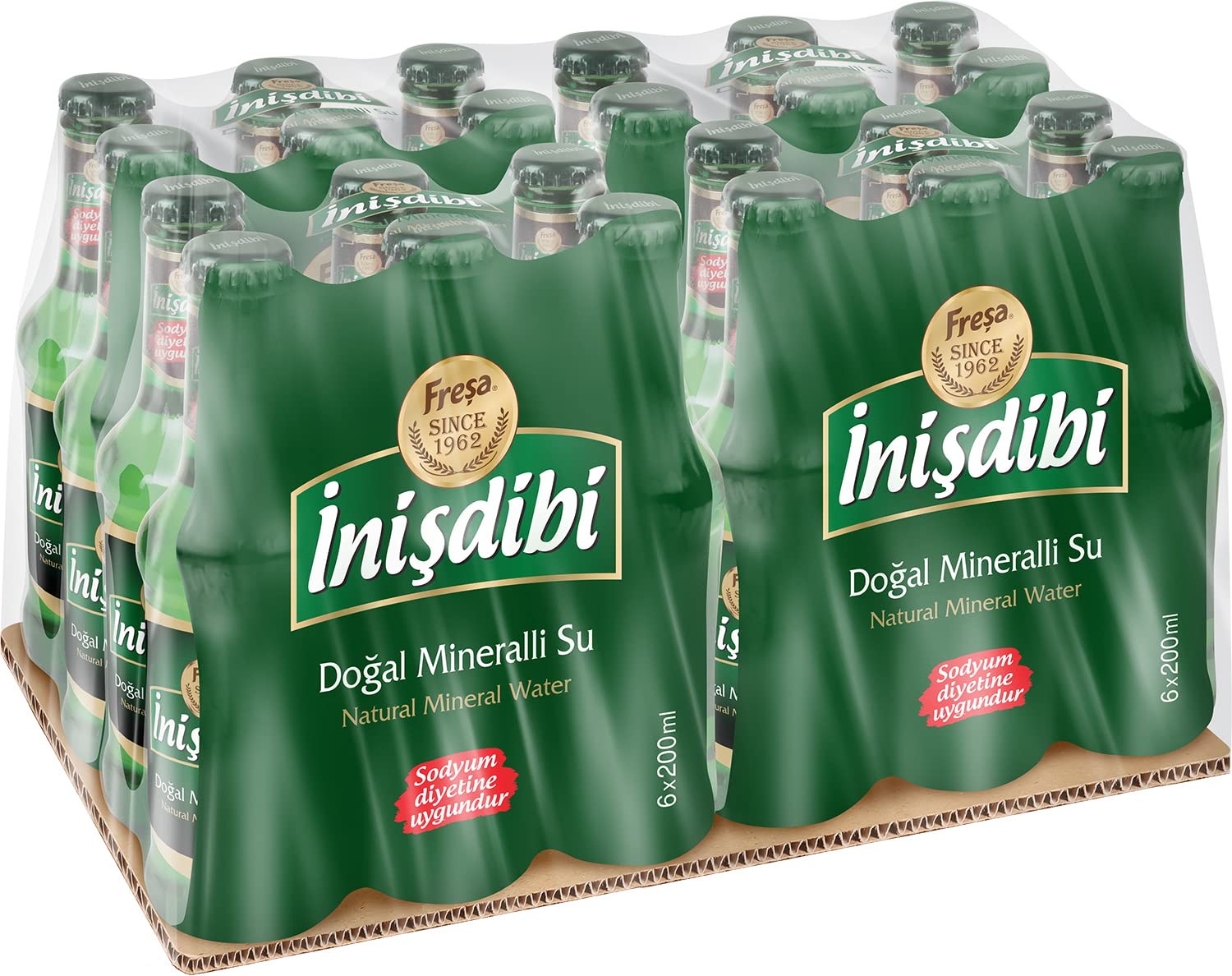 İnişdibi Maden Suyu 24'lü Paket (200 ml x 24 Adet)
