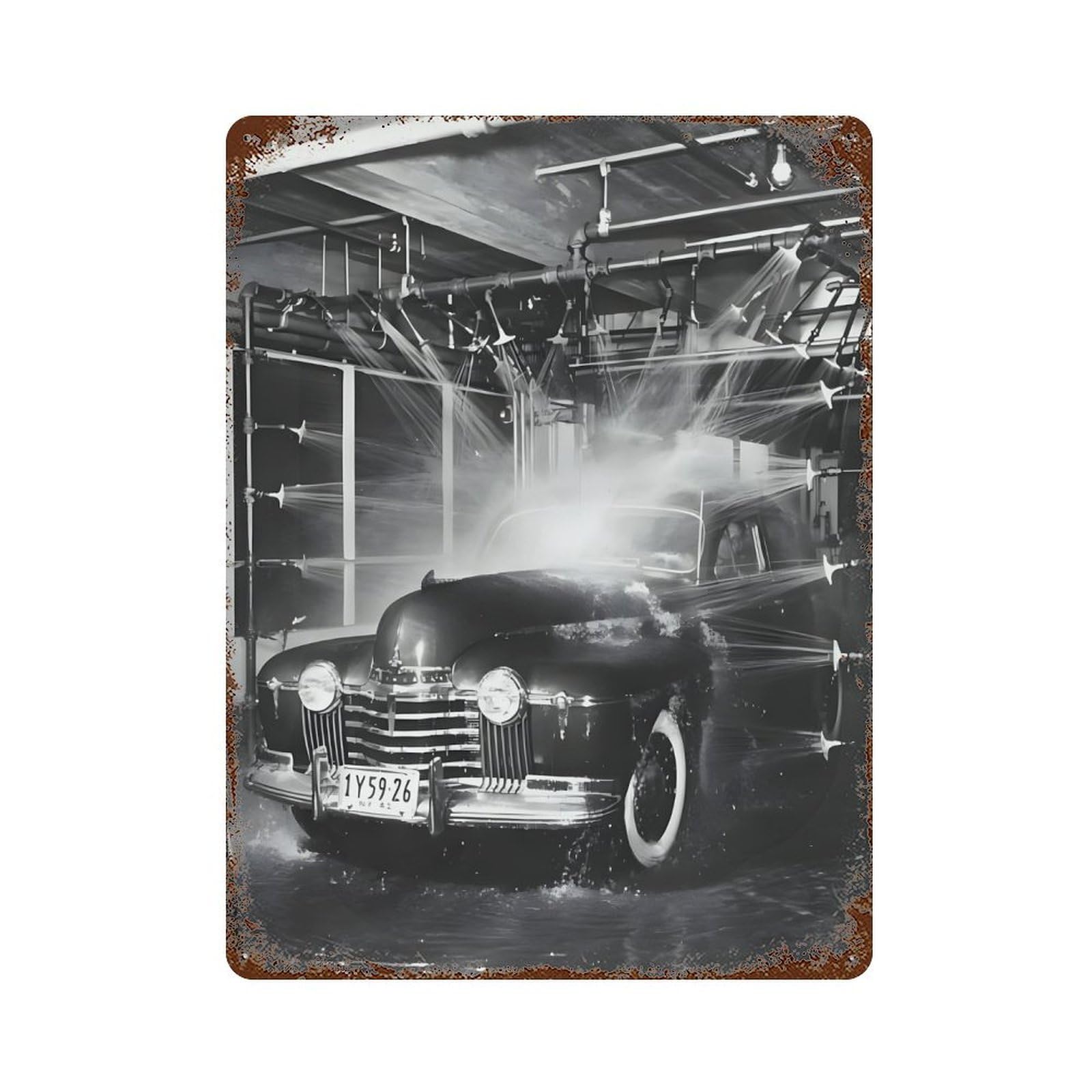 xiaoxiaoshen Vintage Car Wall Decor Art Metal Tin Poster Modern Home Decor Art Home Bar Shop Decorations Vintage Sign 40x30cm