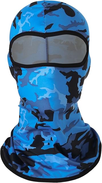 UK-UNIQUE Breathable Lightweight Balaclava Ski Face Mask, Motorcycle Cycling Neck Warmer for Helmet, UV Protector Scarf Unisex Men/Women/Kids/Boys/Girls