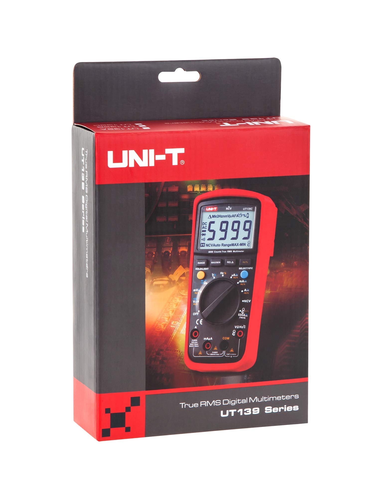 UNI-T UT139C True RMS Multimeter LCD Display