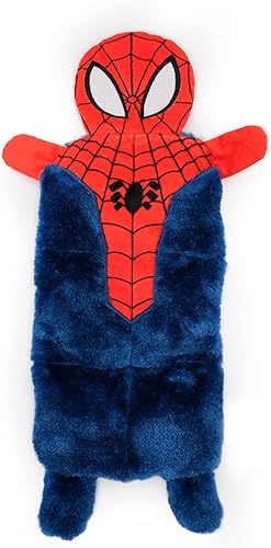 ZippyPaws Marvel Squeakie Crawler - Juguete arrugado duradero para perro, juguete interactivo chirriante para el aburrimiento - Spider-Man