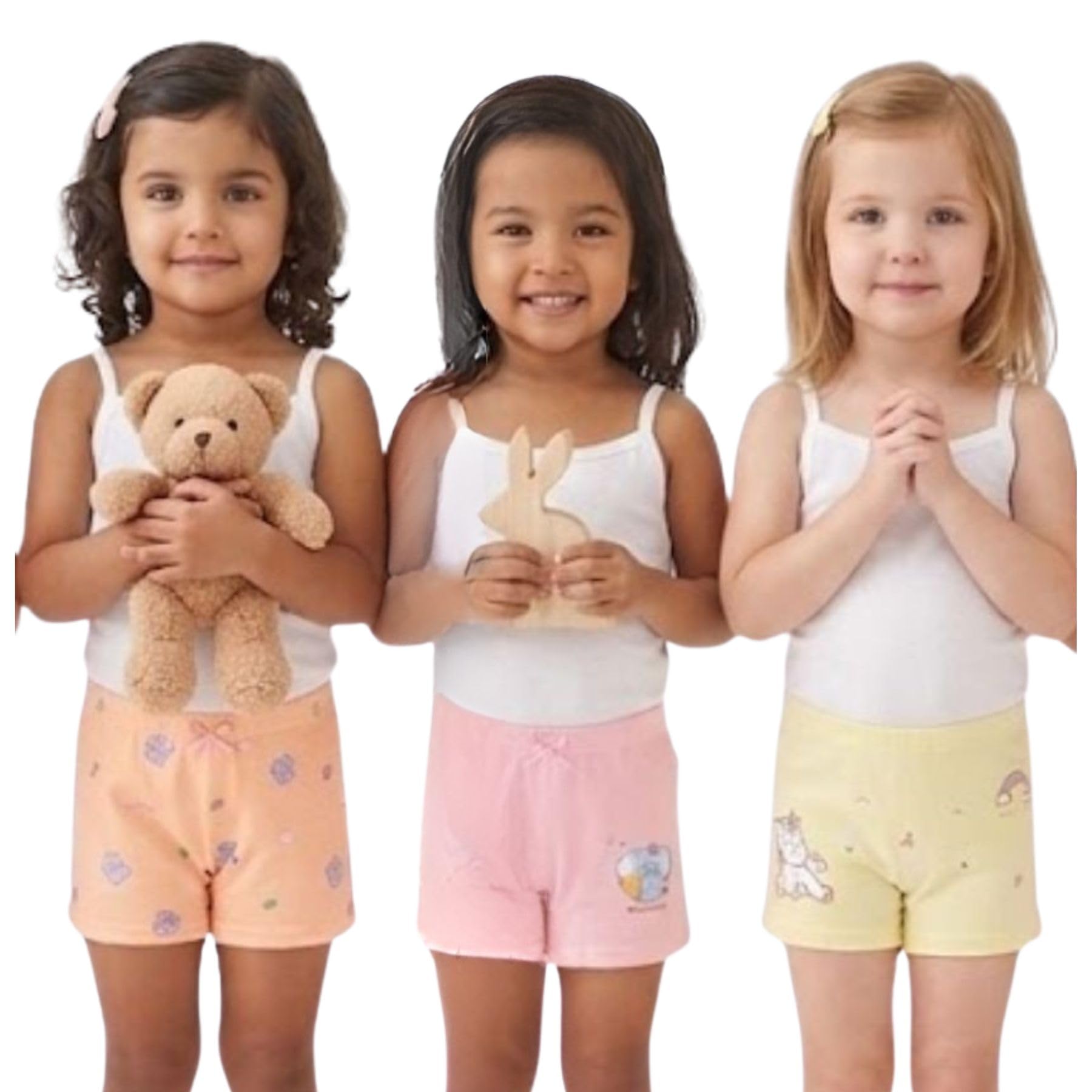 ASJAR Girls Kids Underwear Summer Breathable Baby Underwear(Pack of 4) (7-8Year) 1