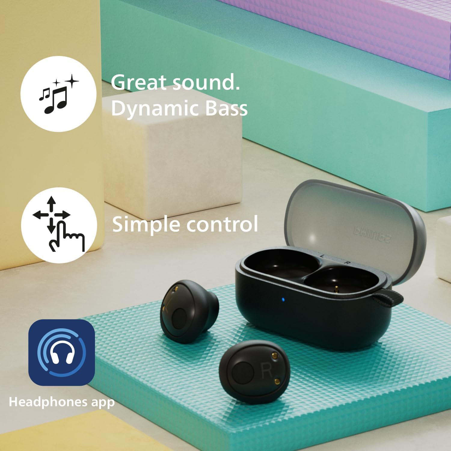 PHILIPS TAT2159 Earbud with AI Mic illustration