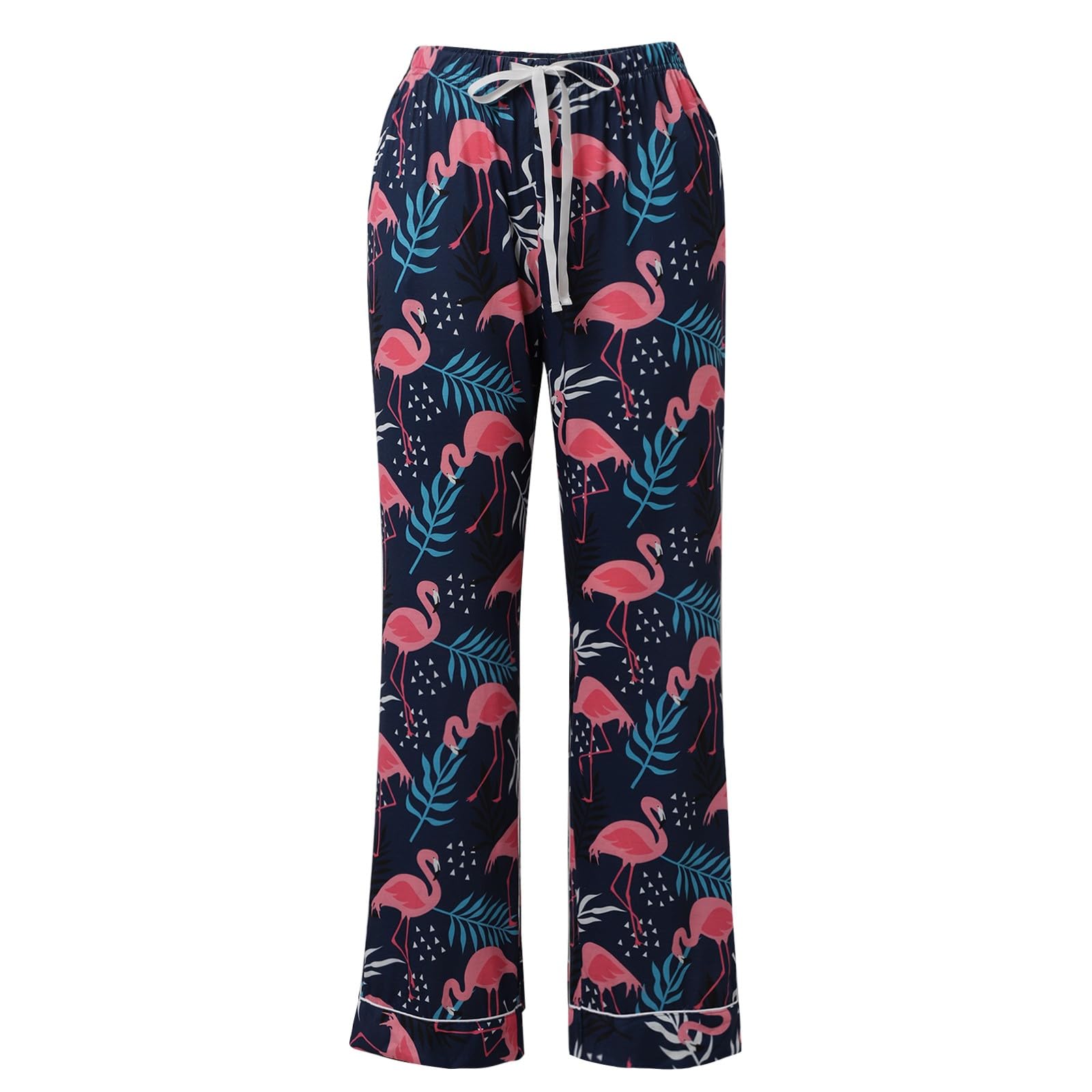 Genérico Pijama de Invierno Mujer，Conjunto de Pijama Mujer Manga Larga Tejido para Dormir Confortable Noche con Diseño Elegante y Moderno para Descanso Nocturno