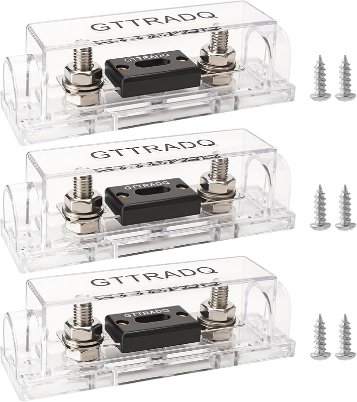 Suporte de fusível ANL GTTRADQ 150 A IP67 para cabos 1/0 a 4 AWG – Kit com 3 unidades