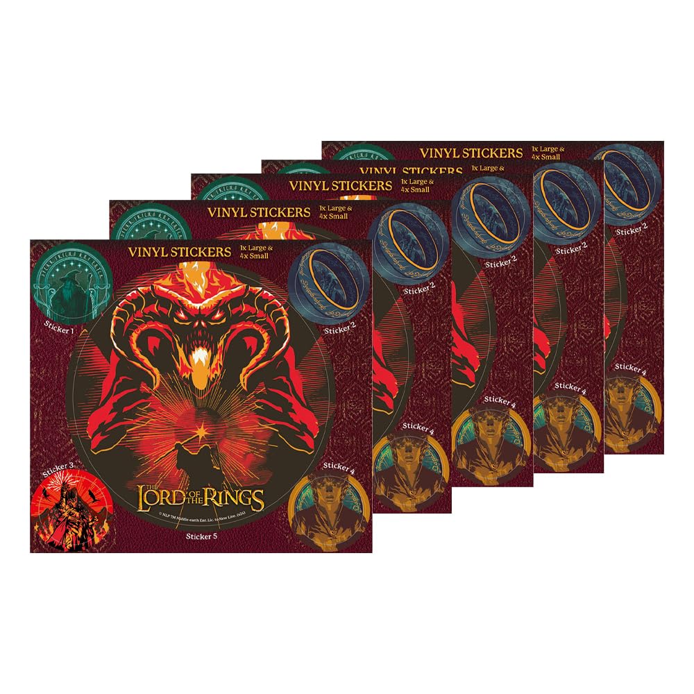 Scifi Planet Multi The Lord Of The Rings Stickers
