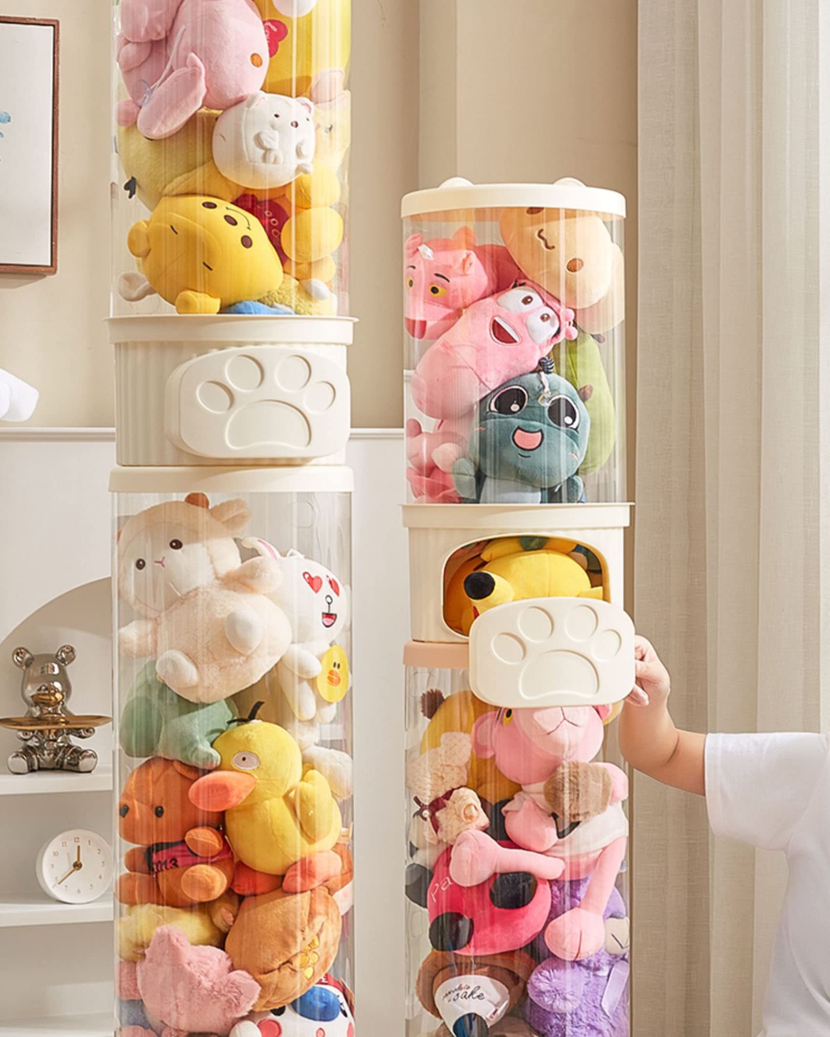 ぬいぐるみカゴ ヴィンテージ調 部屋飾り 人形収納 展示収納 ドール家具 ぬいぐるみカゴ ヴィンテージ調 部屋飾り 人形収納 展示収納