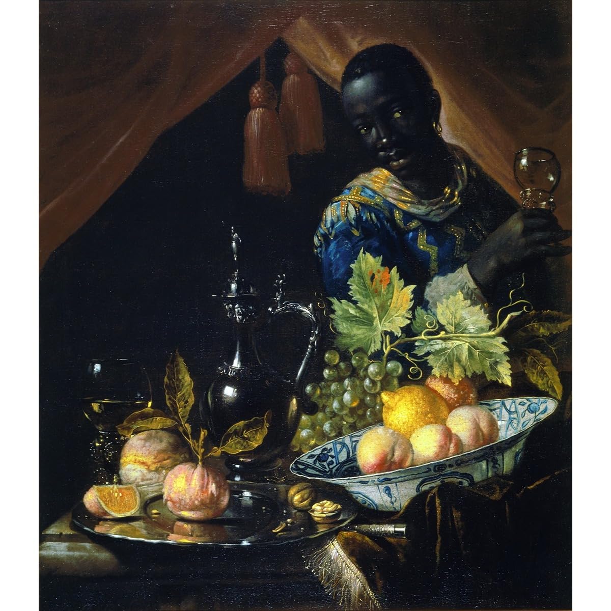 Affiche Nature morte avec un serviteur mauresque impression grand format - 2