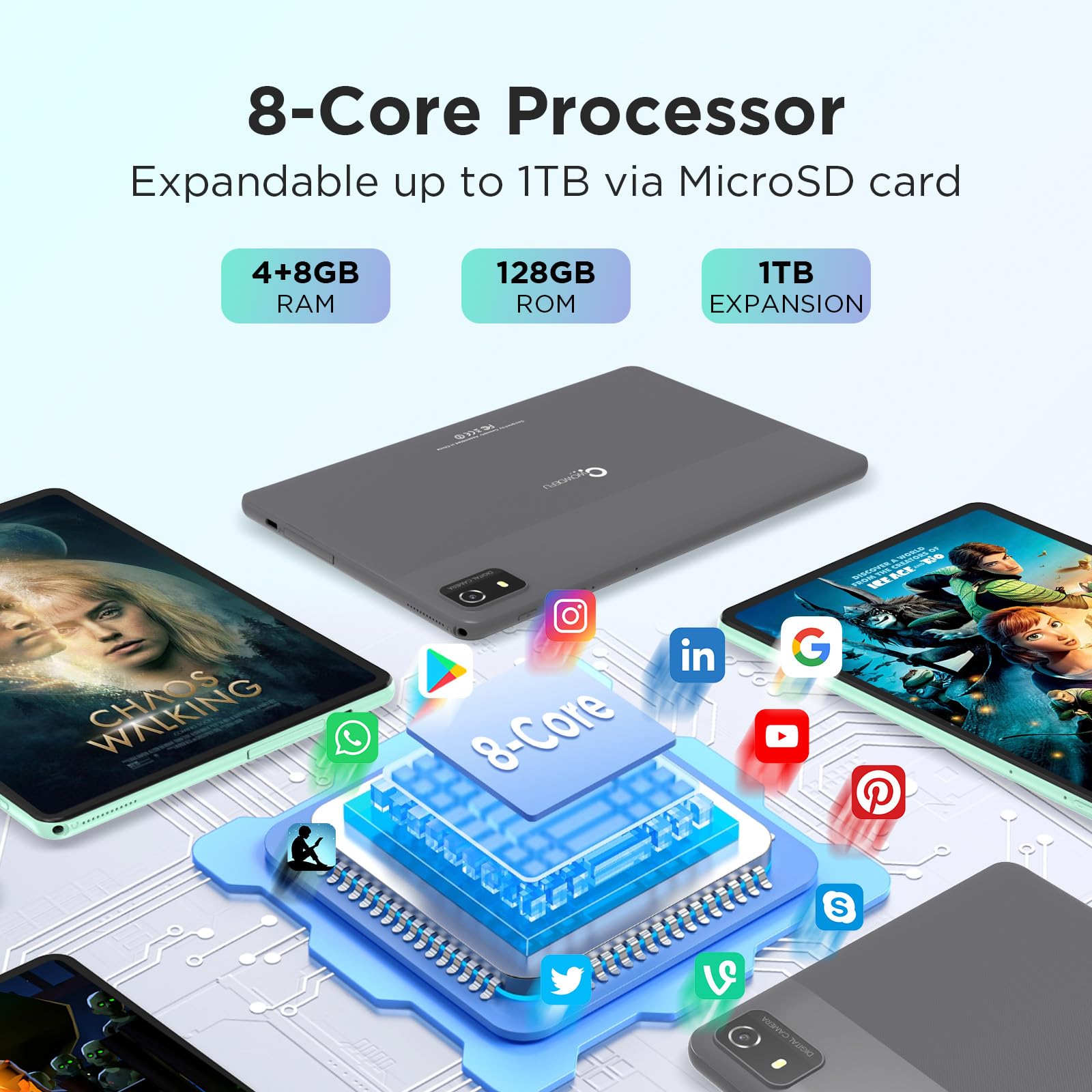 Amazon.com : CWOWDEFU 10 Inch Android 14 Tablet, 12GB+128GB