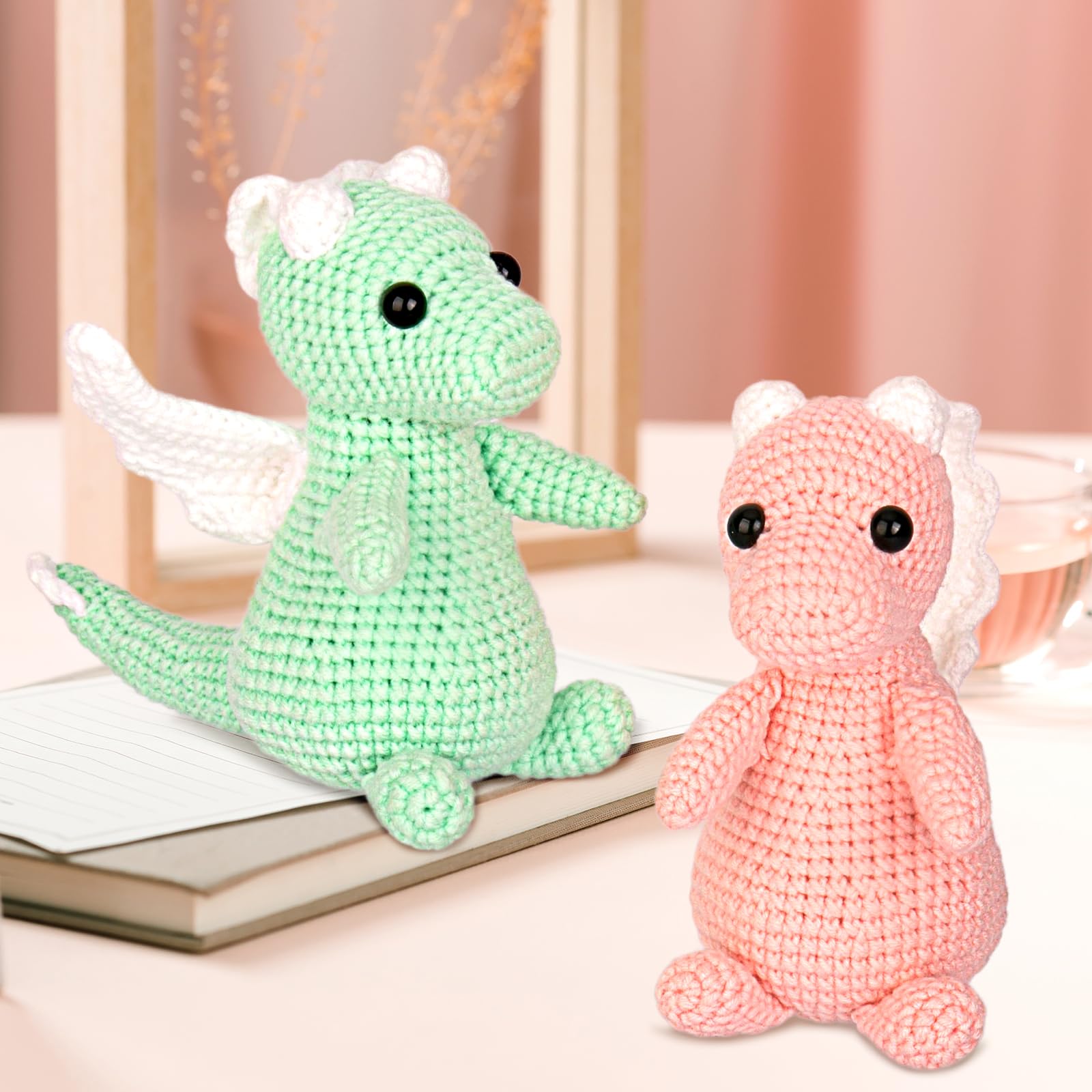 Crochetta Kit de ganchillo para principiantes, kit de inicio de ganchillo con tutoriales de video paso a paso, kit de ganchillo para principiantes, kit de ganchillo para principiantes, kit de