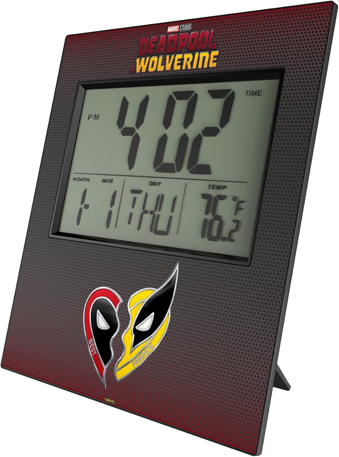 Keyscaper Marvel Deadpool Grid Wall Clock