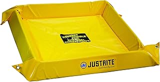 Justrite 28400 Maintanence Spill Berm, 2′ Width x 2′ Length x 4″ Height