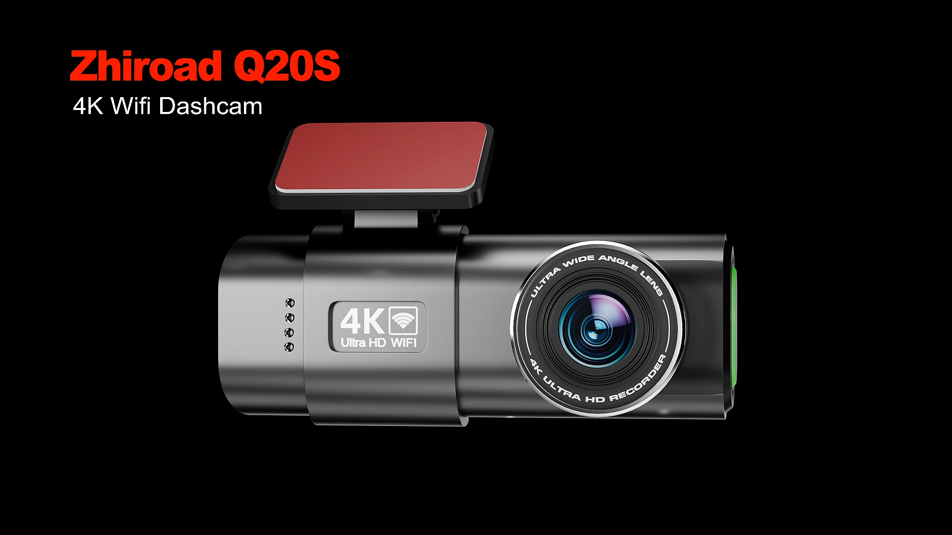 Dash Cam 4K+1080P Con GPS E WiFi – Angolo 170°+140°, Visione Notturna WDR, Sensore G, Monitoraggio Parcheggio 24H