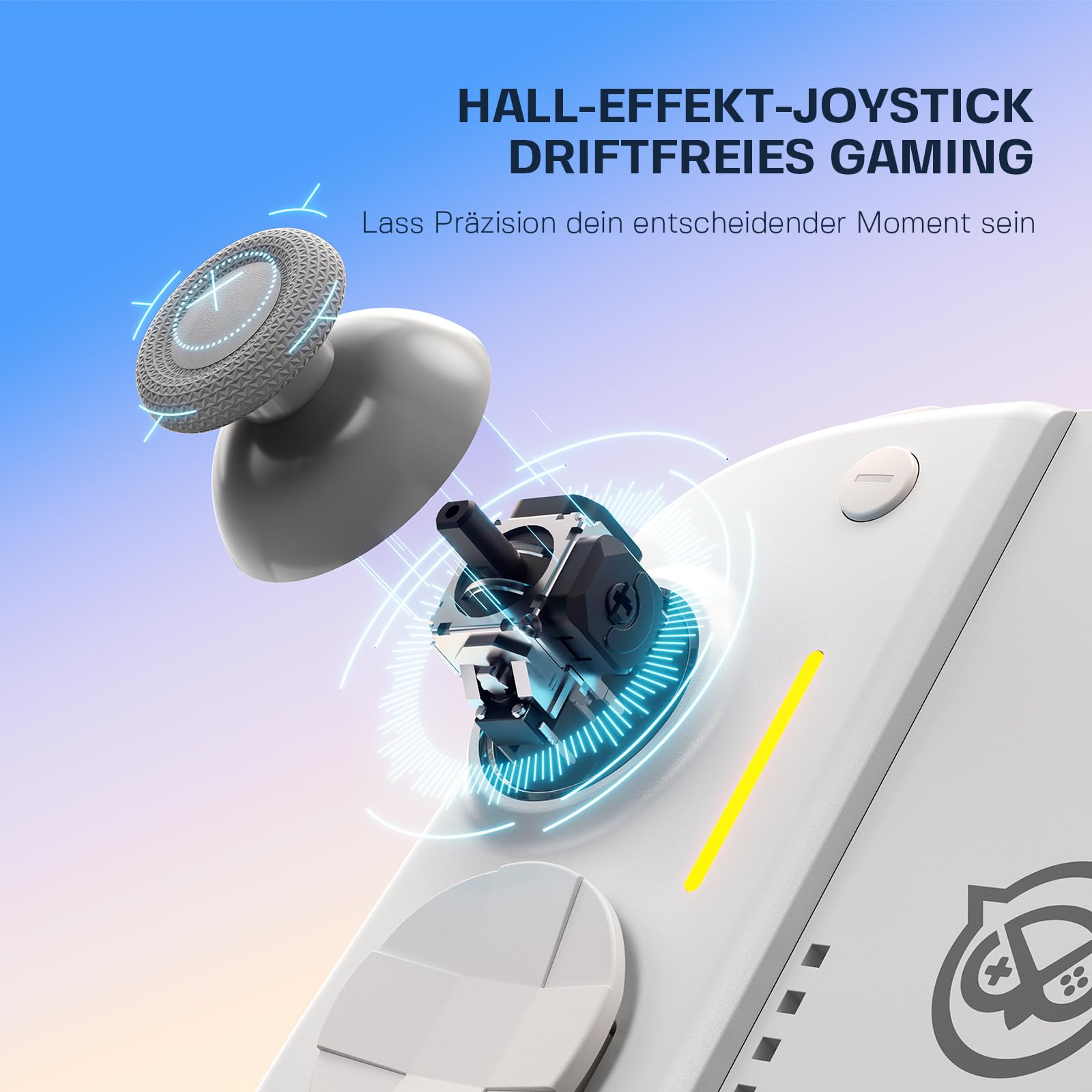 NYXI Hyperion 3 Manette Switch 2 – Premier Manette sans fil de tiers au monde pour Switch 2, Joystick à effet Hall, Gyroscope à 9 axes, Récupération & Bouton C, Turbo & Vibration, Ergonomique