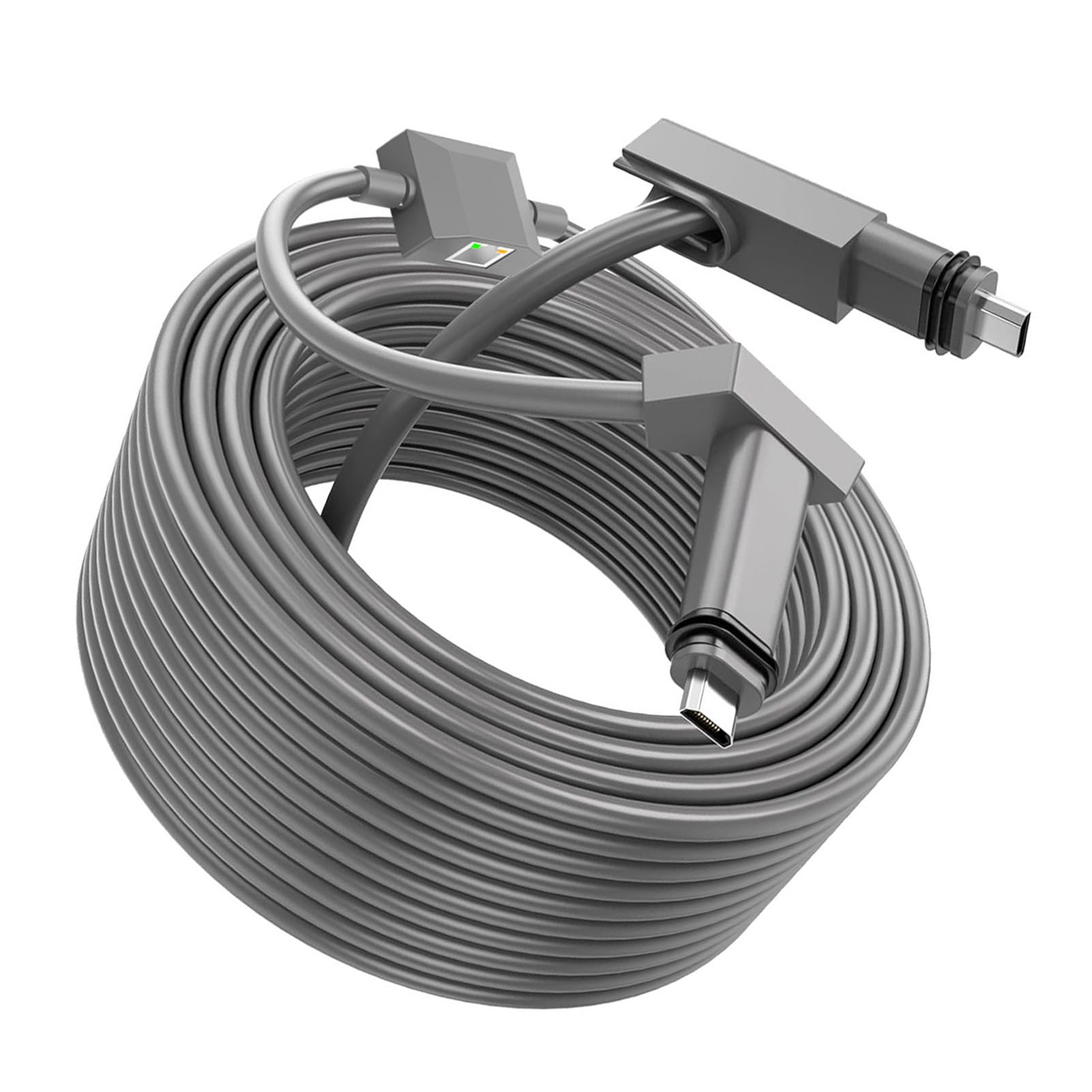 Srliya Cavo di Sostituzione 75 Piedi per Antenna Gen 2 Antenna, Adattatore Ethernet Incluso, Connessione Stabile, Materiale Premium, Alta stabilità, IP68 Acqua D'acqua, velocità di