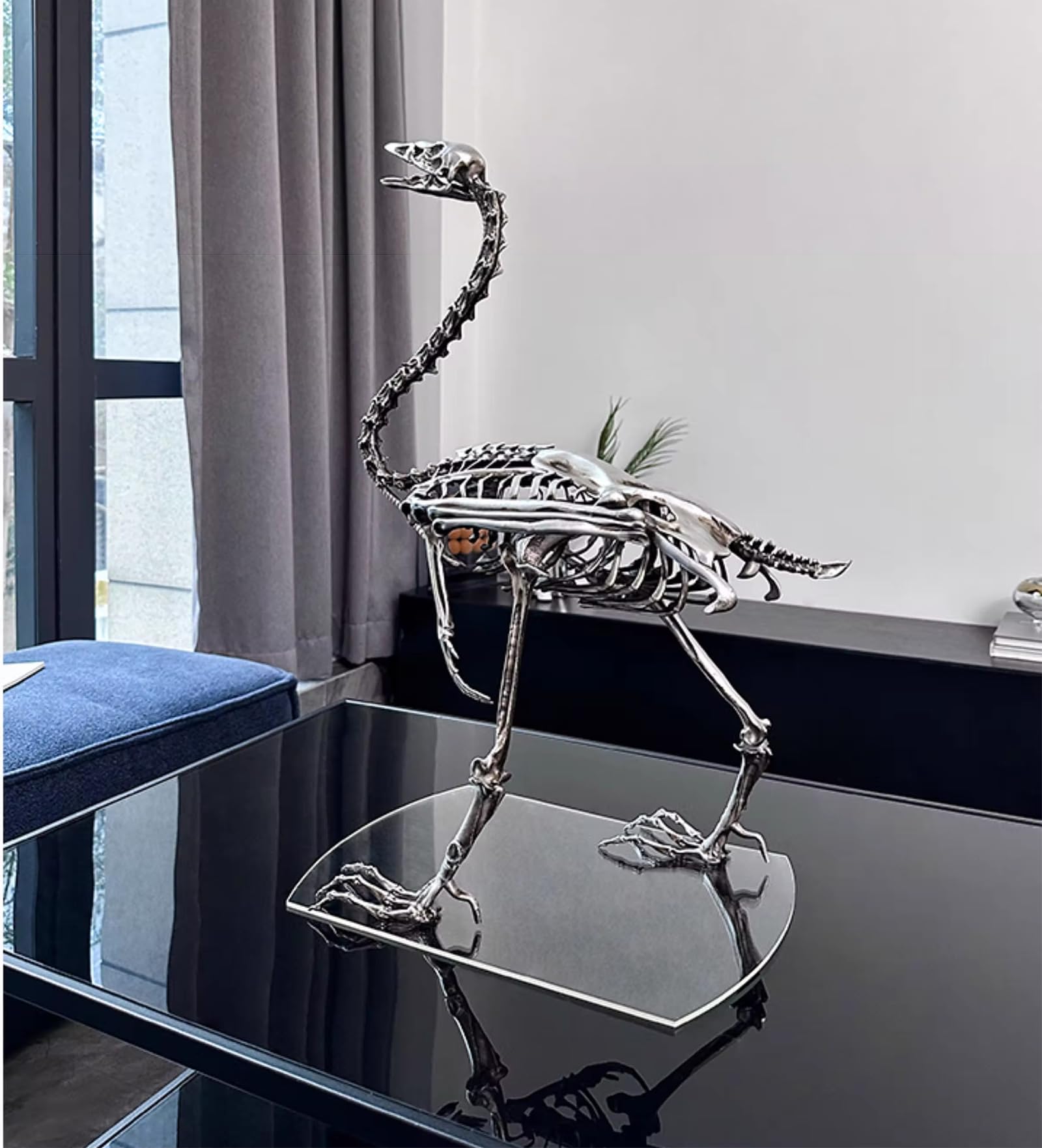 COVENT GARDEN 恐竜の大型骨格オブジェ　約80cm グレー 石膏製？ COVENT GARDEN 恐竜の大型骨格オブジェ 約80cm グレー 石膏製？ COVENT