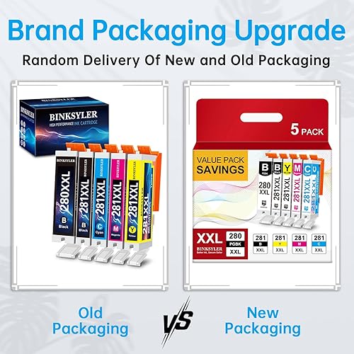 Miniatura 9 de 280 281 XXL Cartuchos de tinta de repuesto para Canon 280XL 281XL PGI-280 CLI-281 XXL Trabajo para Canon Pixma TR8620a TR8620 TR8520 TR8500 TR7520