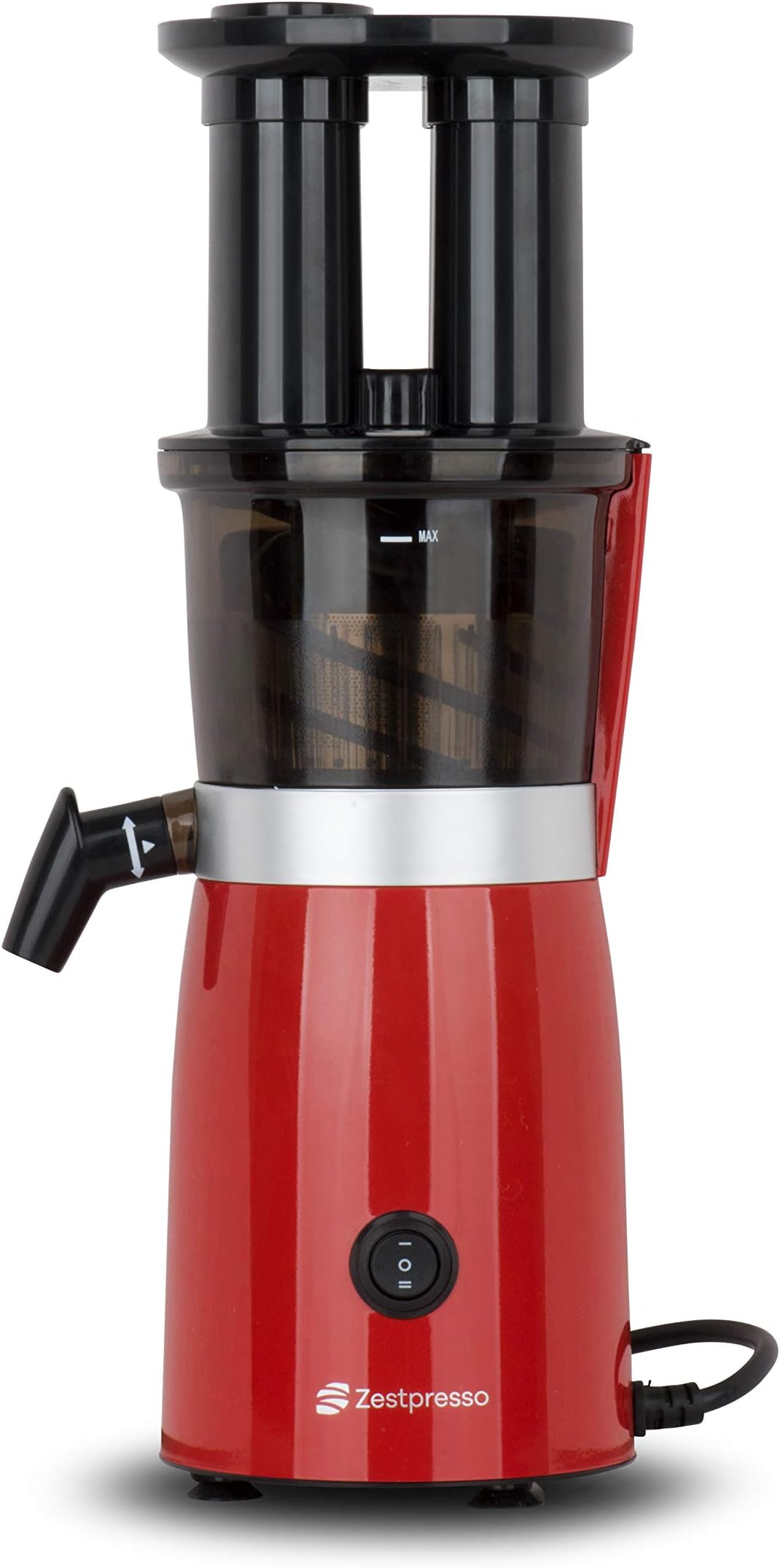Zestpresso ZP-200 Duo Slow Juicer | Cold Press Juicer (Red)