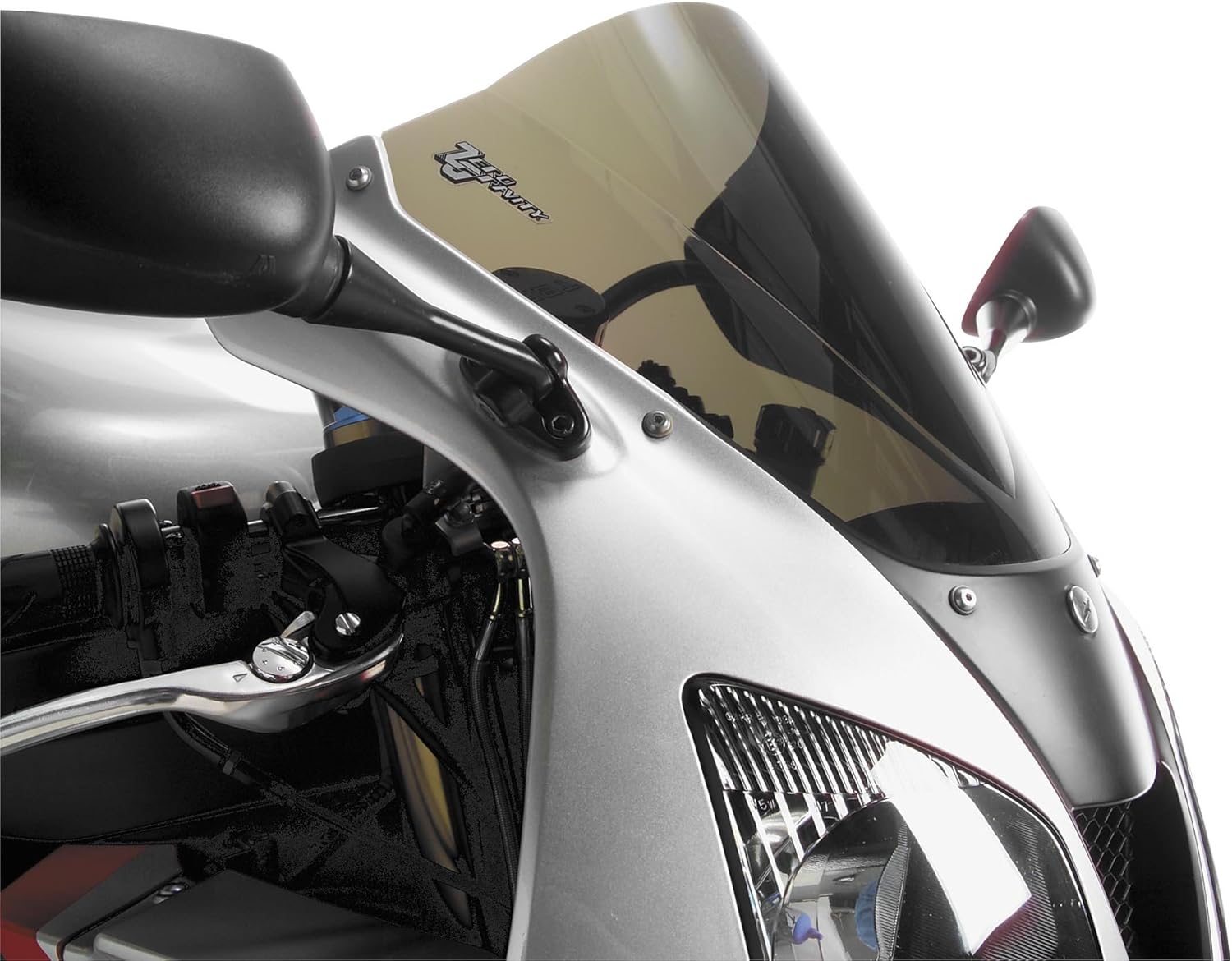 Zero Gravity Double Bubble Series Windscreen 2003-2004 Suzuki GSX-R1000 - Color : Smoke