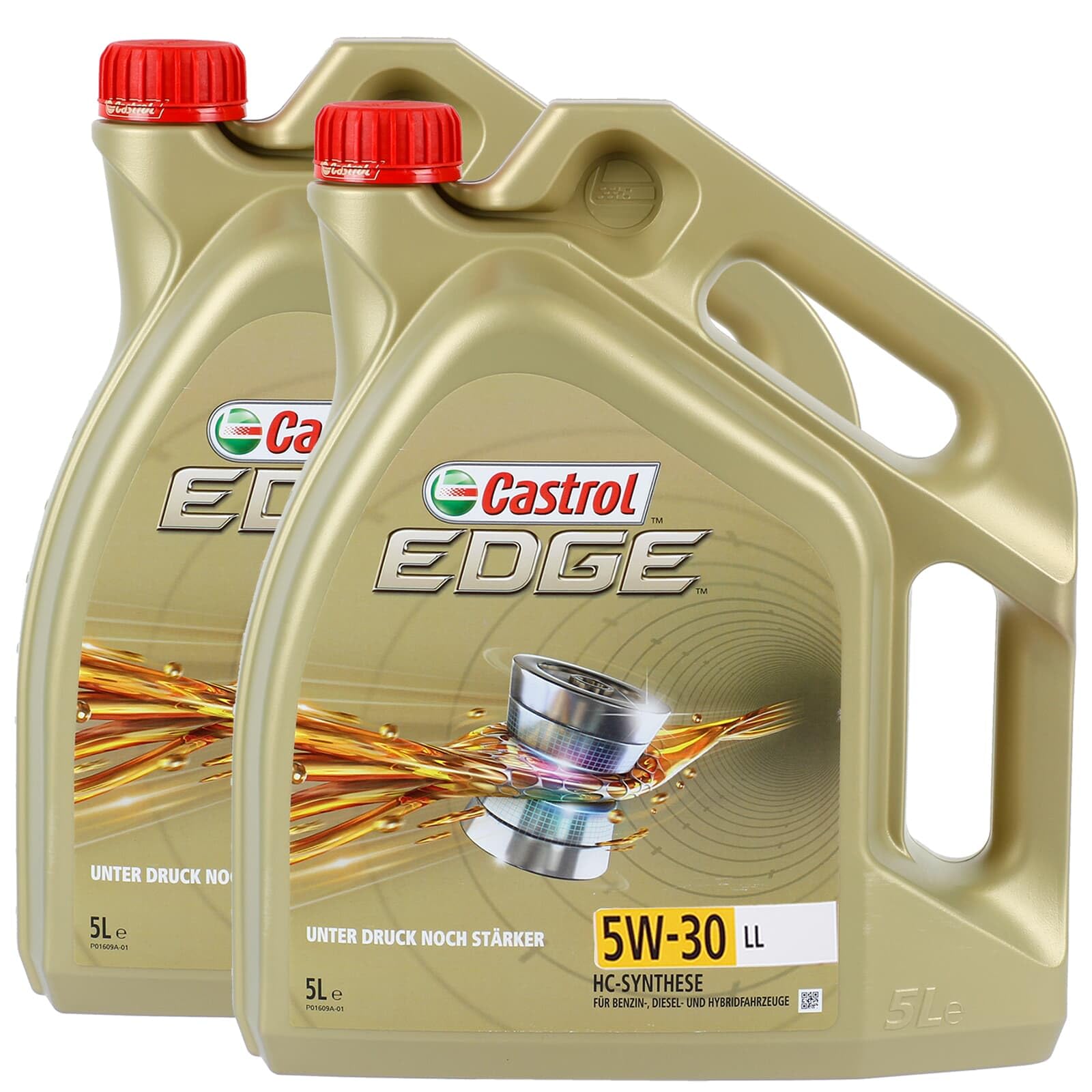 2x 58674 Motoröl (5 L) | passend für 504/50700 LL-04 MB229.31/51 C30, Edge 5W-30 LL