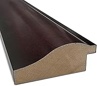 Vista 2 de Amanti Art Espejo de baño de madera, espejo de pared de cereza Canterbury para usar como espejo de tocador de baño sobre el fregadero