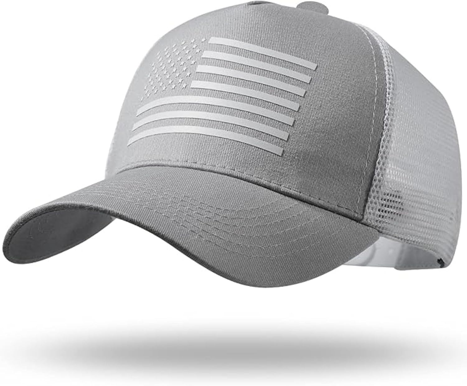 American Flag Hat | Snapback Adjustable Mesh Trucker Baseball Cap | Men Women Outdoor & Casual Wear