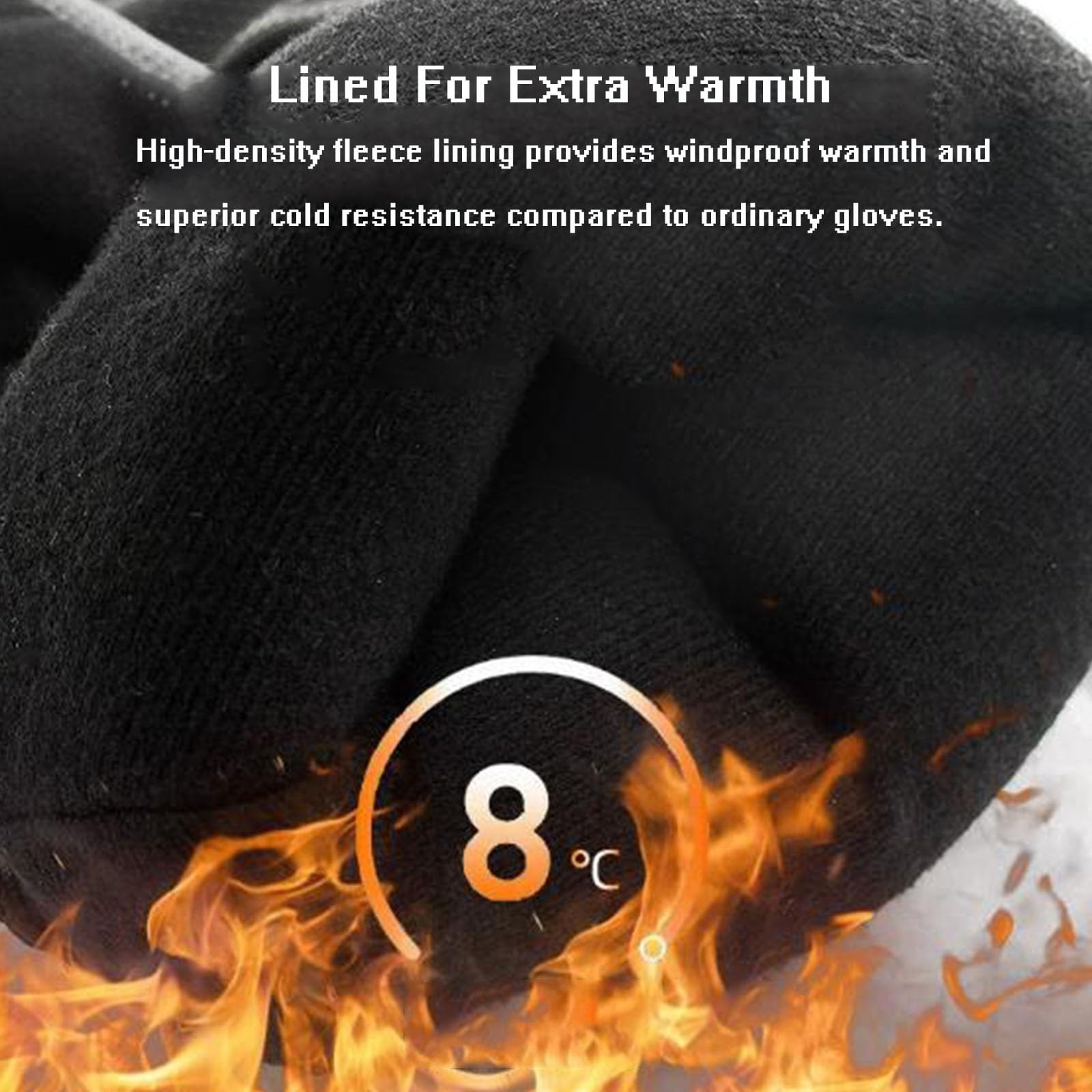 Guantes de Trabajo Calefactables, Guantes Térmicos USB Impermeables Al Viento, Guantes de Moto Calefacción Finos 3 Niveles Temperatura/Esquí/Ciclismo