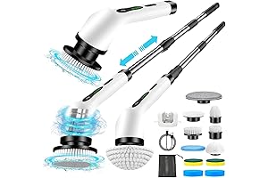 Electric Spin Scrubber 2024: Effortless Cleaning with Long Handle