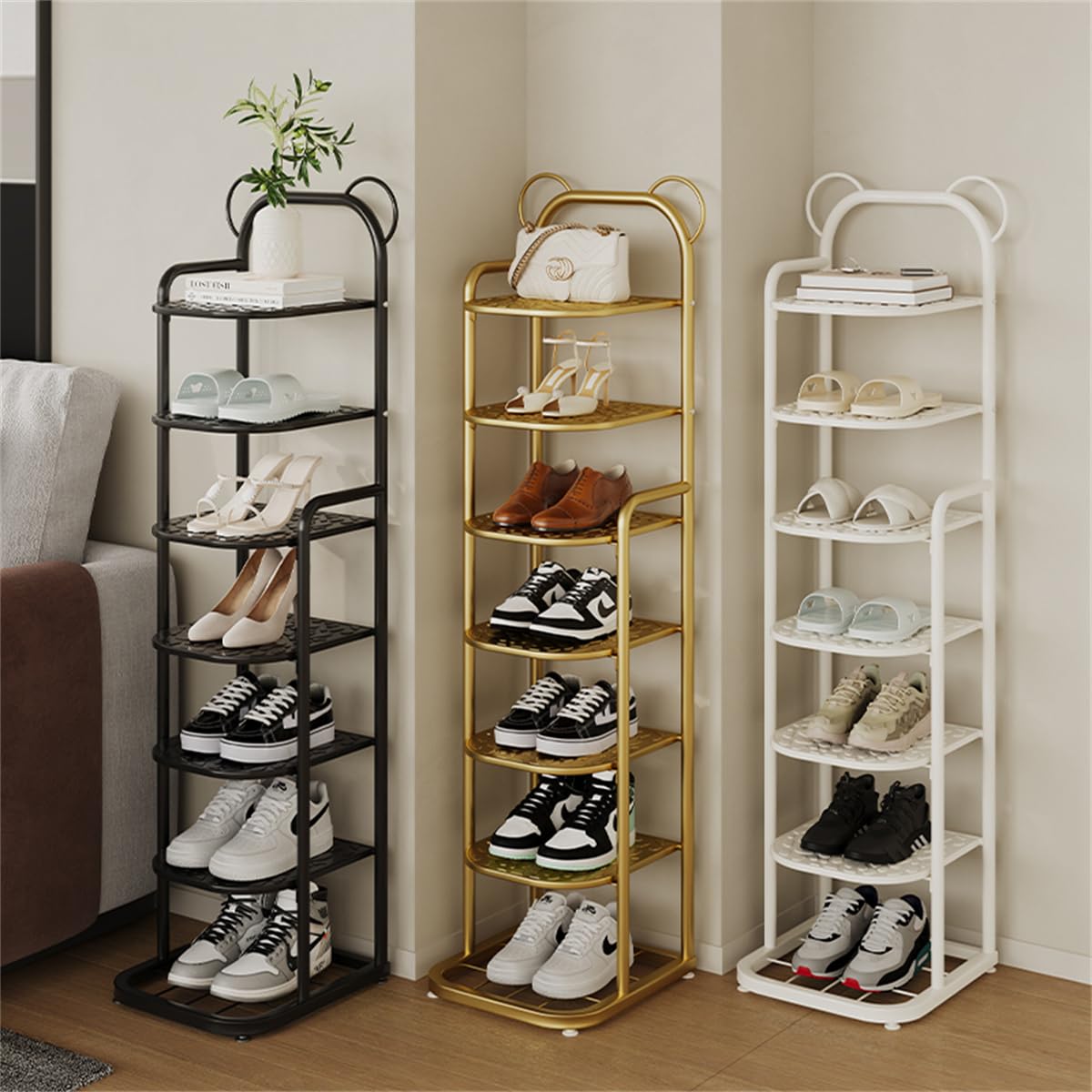 Meuble chaussures vertical pour couloir étroit : stop au désordre