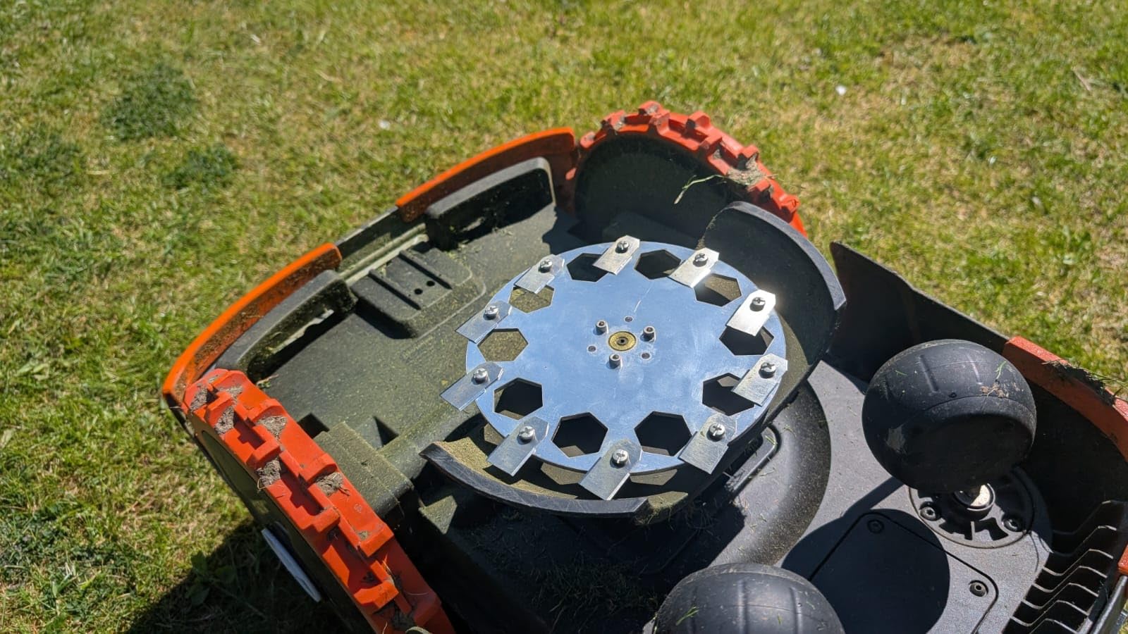 Tarcza tnąca 10 x do kosiarki Segway Navimow H i I do kosiarki automatycznej, aluminium, metal