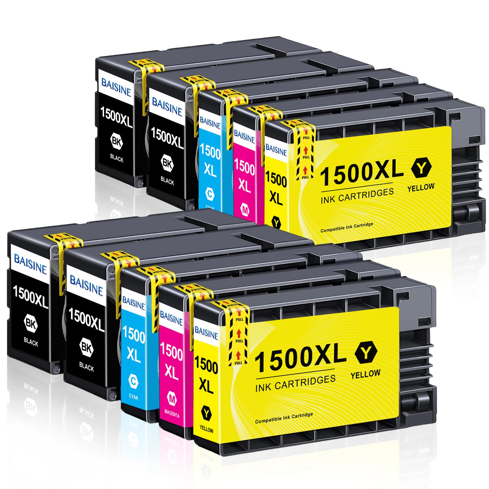 BAISINE PGI-1500XL Patronen Kompatibel für Canon PGI-1500XL PGI-1500 XL Druckerpatronen Multipack für Canon Maxify MB2750 MB2150 MB2050 MB2350 MB2300 MB2755 MB2000 MB2155 MB2100 MB2700