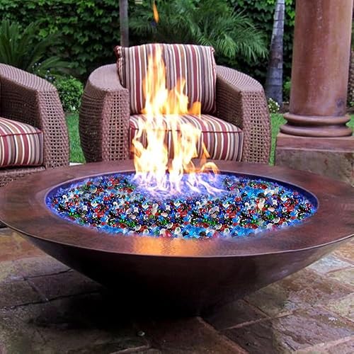 Miniatura 7 de HappyFiller Piedras de cristal de mar para acuario de colores, piedras de grava, piedras para pecera, rellenos de jarrones para el hogar, plantas