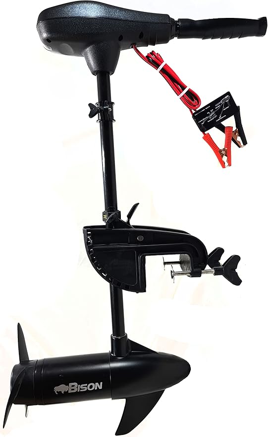 Bison 40ft/lb 12v Short Shaft Kayak Electric Outboard Trolling Motor